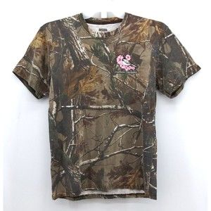 Russell Outdoors Shirt Womens Size M Short Sleeve Multicolor Southern Flower
